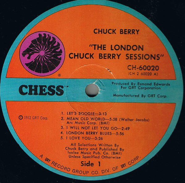 Chuck Berry : The London Chuck Berry Sessions (LP, Album, Gat)
