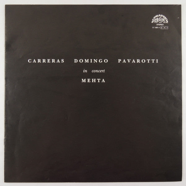 José Carreras, Placido Domingo, Luciano Pavarotti, Zubin Mehta : In Concert (LP, Album)