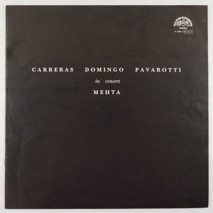 José Carreras, Placido Domingo, Luciano Pavarotti, Zubin Mehta : In Concert (LP, Album)