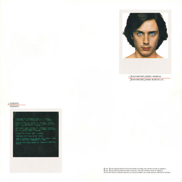 Jean-Michel Jarre : Les Chants Magnétiques (LP, Album, RE)