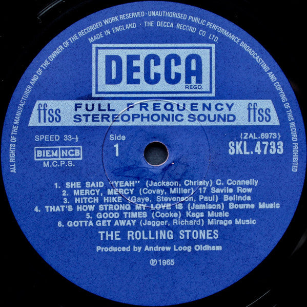 The Rolling Stones : Out Of Our Heads (LP, Album, RP)