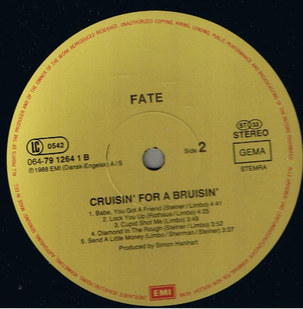 Fate (5) : Cruisin' For A Bruisin' (LP, Album)