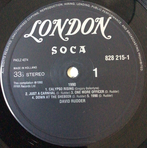 David Rudder : 1990 (LP, Album)