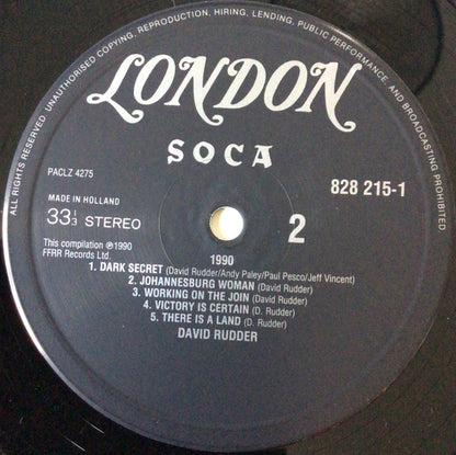 David Rudder : 1990 (LP, Album)