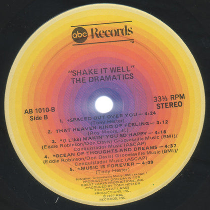 The Dramatics : Shake It Well (LP, Album, Kee)