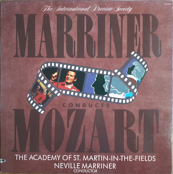 Wolfgang Amadeus Mozart : Marriner Conducts Mozart (4xLP, Box)