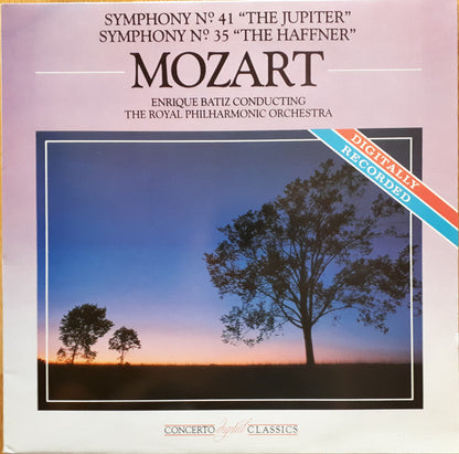 Wolfgang Amadeus Mozart, Royal Philharmonic Orchestra, Enrique Batiz : Symphony N.41 'The Jupiter' & Symphony N.35 'The Haffner' (LP)