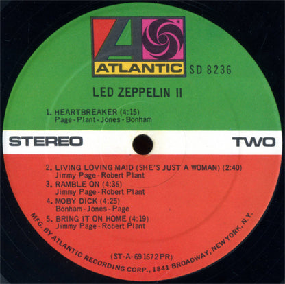 Led Zeppelin : Led Zeppelin II (LP, Album, RE, PR )