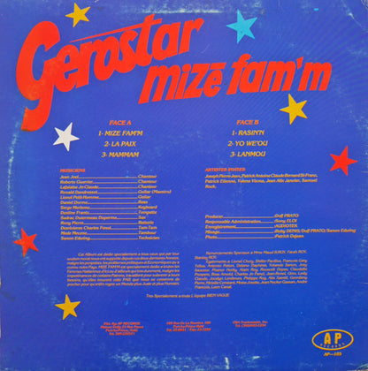 Gerostar : Mizé Fam'm (LP)