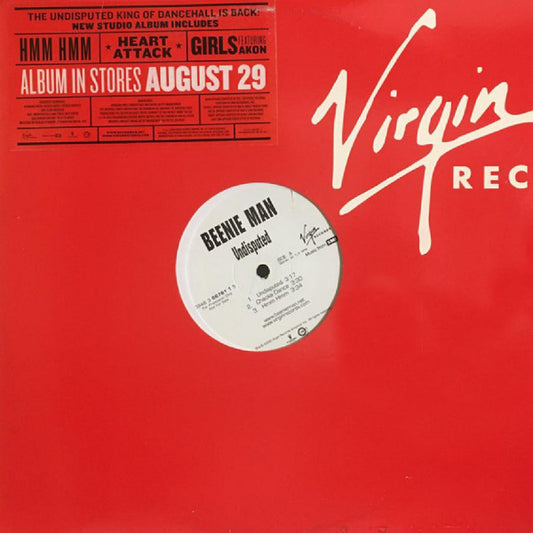 Beenie Man : Undisputed (2xLP, Album, Promo)