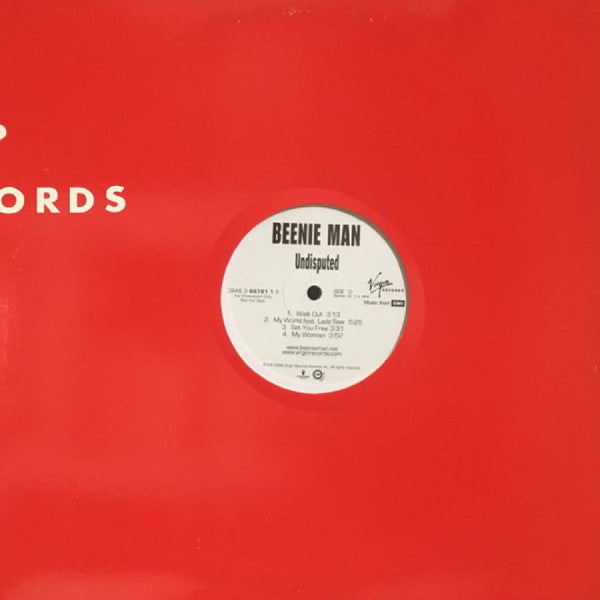 Beenie Man : Undisputed (2xLP, Album, Promo)