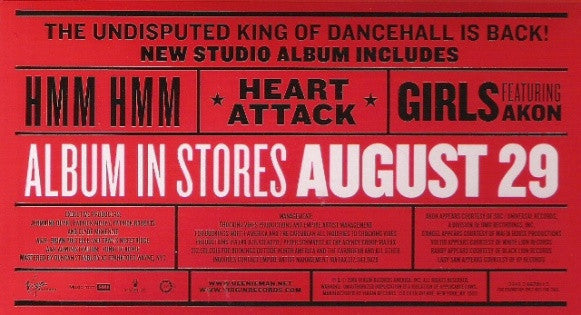 Beenie Man : Undisputed (2xLP, Album, Promo)