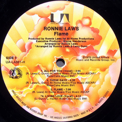 Ronnie Laws : Flame (LP, Album, Ter)