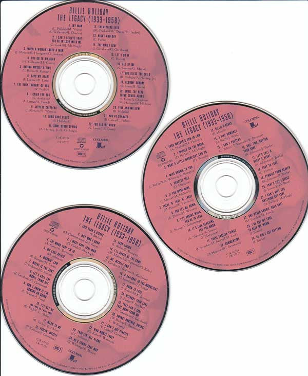 Billie Holiday : The Legacy (1933-1958) (3xCD, Comp, RM + Box)