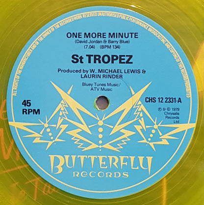 Saint Tropez : One More Minute / Je T'Aime (12", Single, Yel)