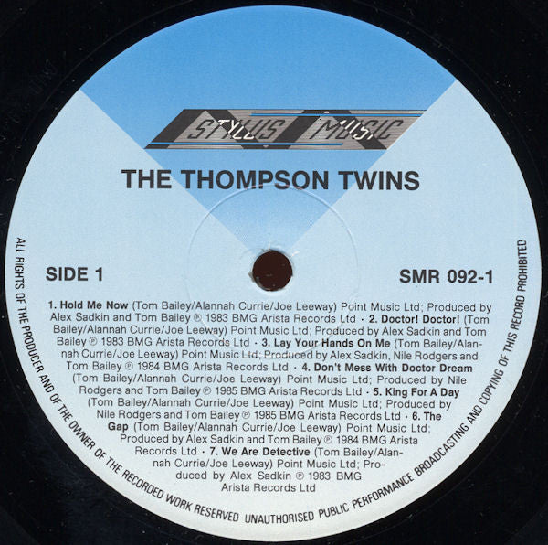 Thompson Twins : The Greatest Hits (LP, Comp + 12", Single)