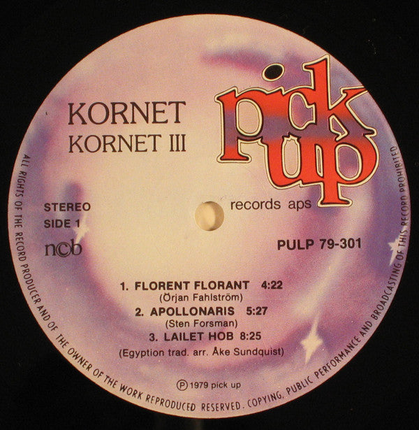 Kornet : Kornet III (LP, Album)