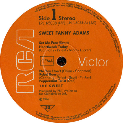 The Sweet : Sweet Fanny Adams (LP, Album)