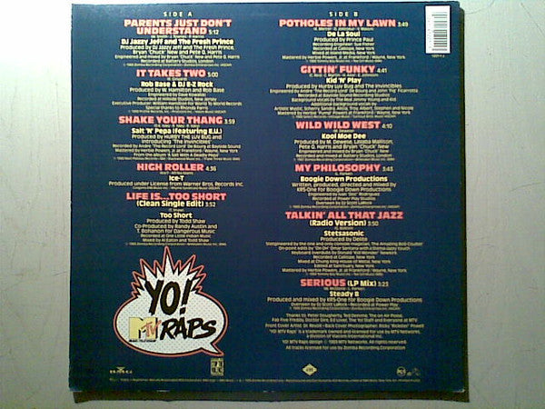Various : Yo! MTV Raps: The Album (LP, Comp)