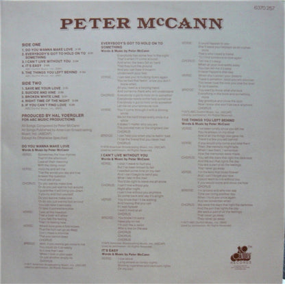 Peter McCann : Peter McCann (LP, Album)