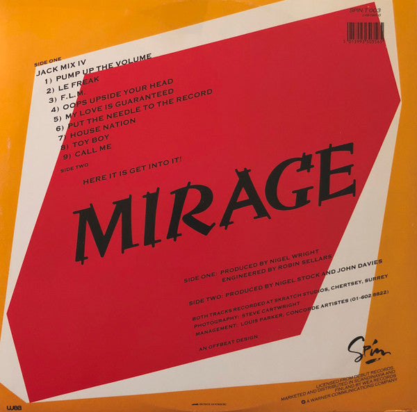 Mirage (12) : Jack Mix IV (12", P/Mixed)