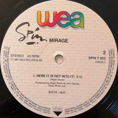 Mirage (12) : Jack Mix IV (12", P/Mixed)