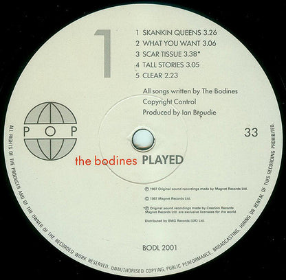 The Bodines : Played (LP, Album)