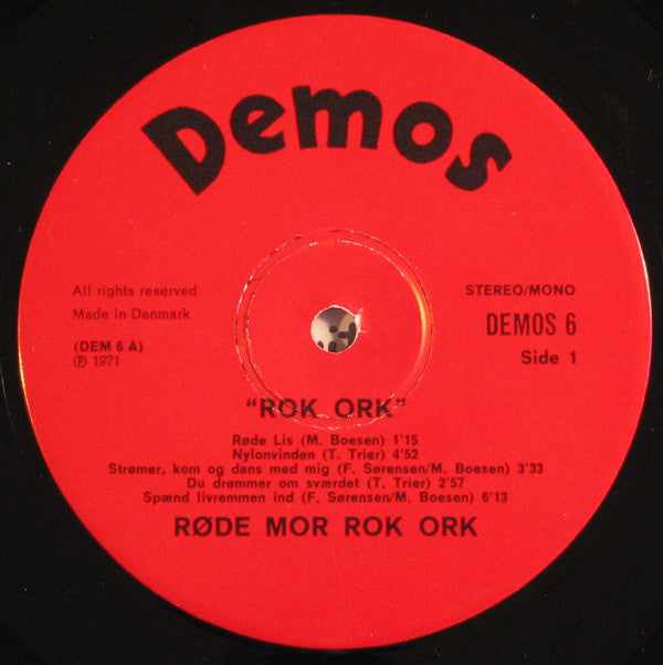 Røde Mor : Rok Ork (LP, Album, Red)