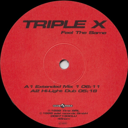 Triple X : Feel The Same (12")