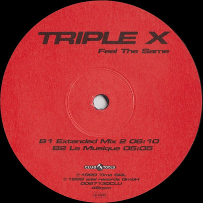 Triple X : Feel The Same (12")