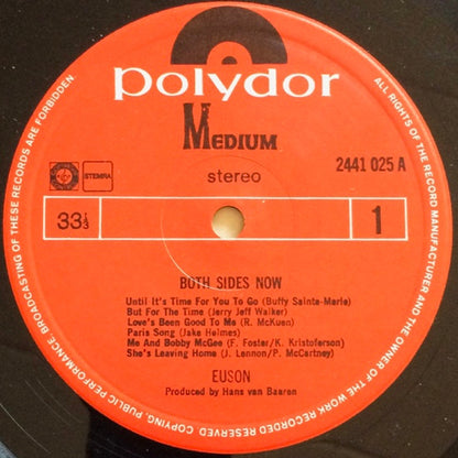 Euson : Both Sides Now (LP, Album, RE)