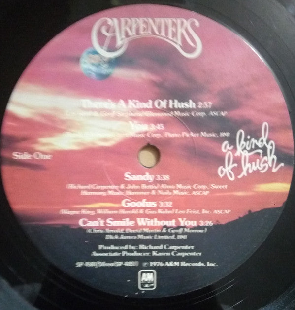 Carpenters : A Kind Of Hush (LP, Album)