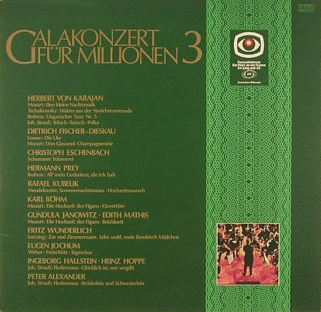 Various : Galakonzert Für Millionen 3 (LP, Comp)