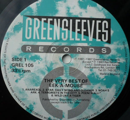 Eek-A-Mouse : The Very Best Of Eek-A-Mouse (LP, Comp)