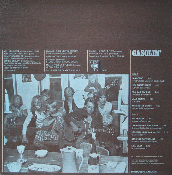 Gasolin' : Gasolin' (LP, Album, Gat)