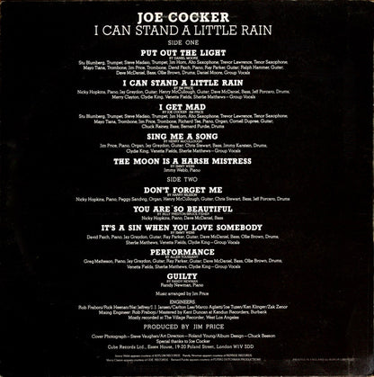 Joe Cocker : I Can Stand A Little Rain (LP, Album)