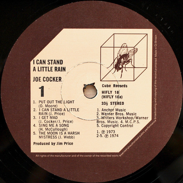 Joe Cocker : I Can Stand A Little Rain (LP, Album)