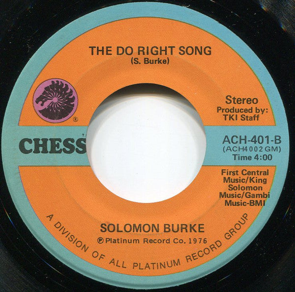 Solomon Burke : I'll Never Stop Loving You (Never Ever Song) (7", Single)