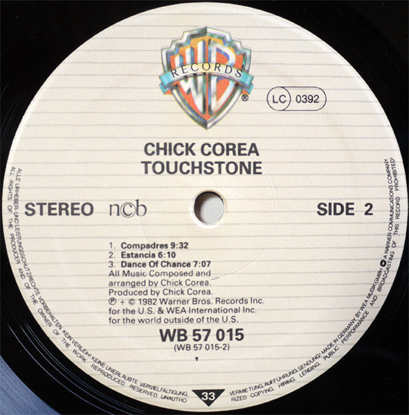 Chick Corea : Touchstone (LP, Album)