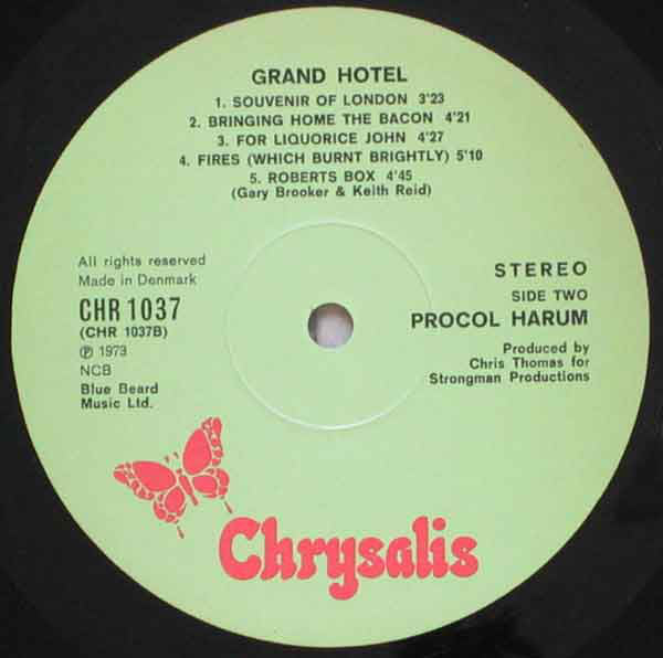 Procol Harum : Grand Hotel (LP, Album)