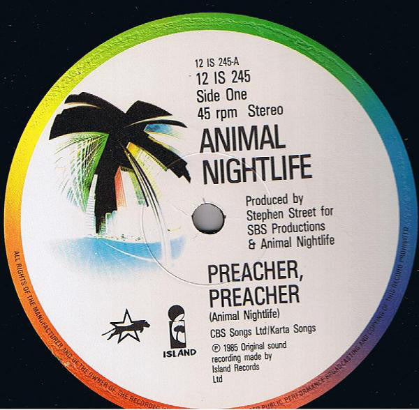 Animal Nightlife : Preacher, Preacher (12")