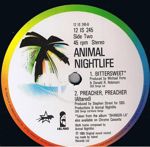 Animal Nightlife : Preacher, Preacher (12")