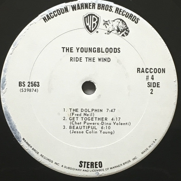 The Youngbloods : Ride The Wind (LP, Album, San)