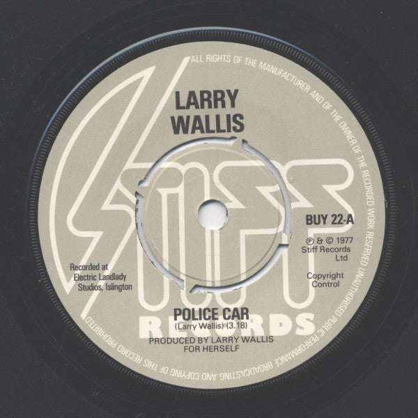 Larry Wallis : Police Car (7", Single)