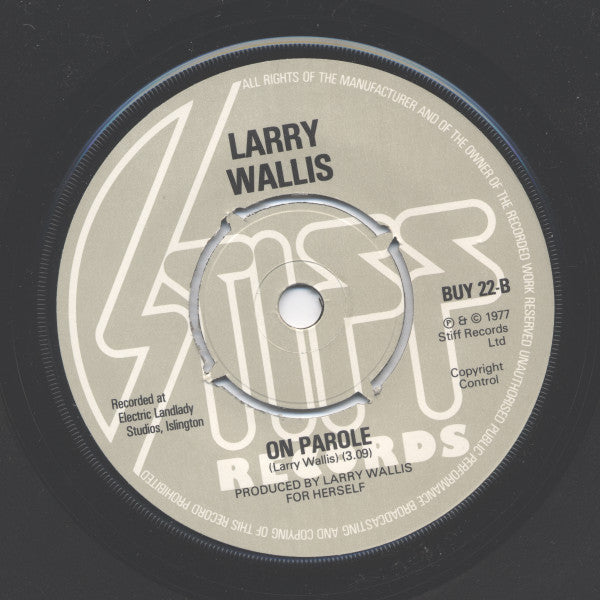 Larry Wallis : Police Car (7", Single)