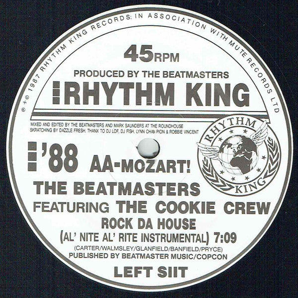 The Beatmasters : Rok Da House (Remix) (12")