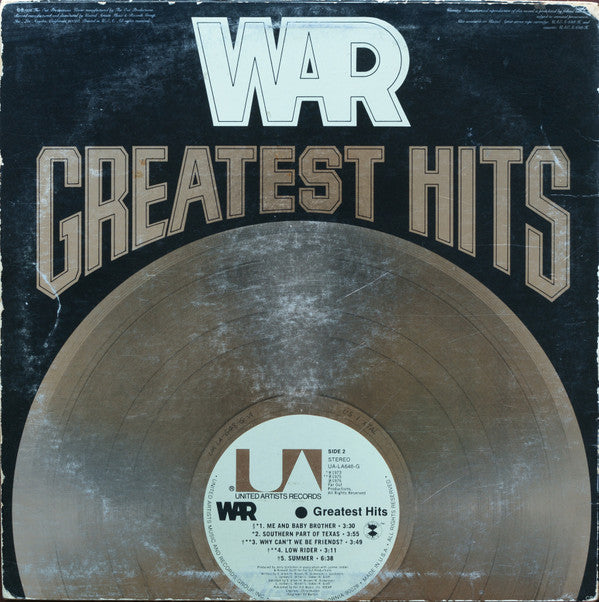 War : Greatest Hits (LP, Comp, Club)