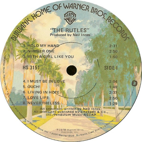 The Rutles : The Rutles (LP, Album, Los)