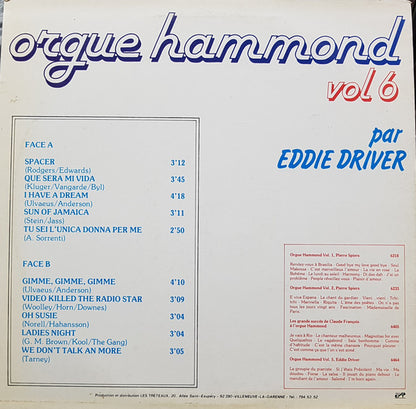 Eddy Driver : Orgue Hammond Vol. 6 (LP, Album)
