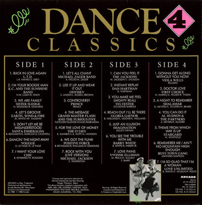 Various : Dance Classics 4 (2xLP, Comp)